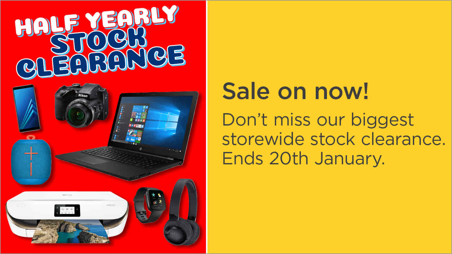 Half Yearly Clearance Computers